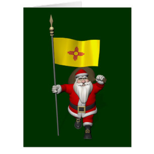 Der Weihnachtsmann mit dem Ende des neuen Mexiko
