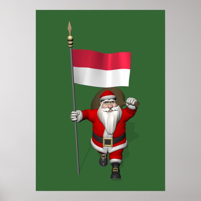 Der Weihnachtsmann mit dem Ende Indonesiens Poster (Vorne)