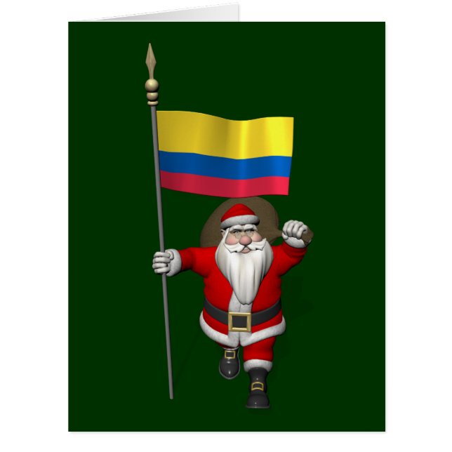 Der Weihnachtsmann mit dem Ende Kolumbiens (Vorderseite)
