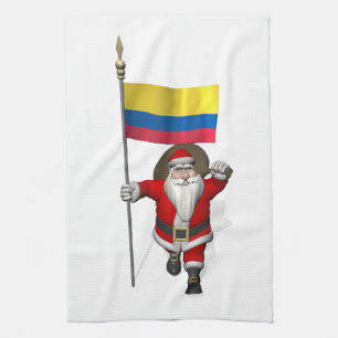 Der Weihnachtsmann mit dem Ende Kolumbiens Küchentuch