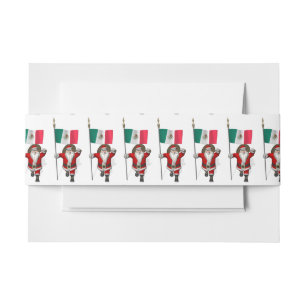 Der Weihnachtsmann mit dem Ende Mexikos Einladungsbanderole