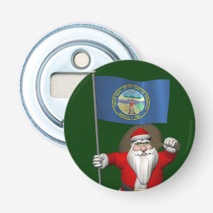 Der Weihnachtsmann mit dem Ende Nebraskas Flaschenöffner
