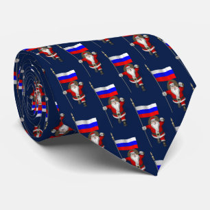 Der Weihnachtsmann mit dem Ende Russlands Krawatte