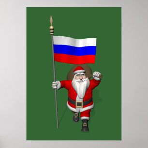 Der Weihnachtsmann mit dem Ende Russlands Poster