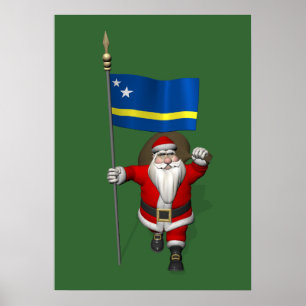 Der Weihnachtsmann mit dem Ende von Curaçao Poster
