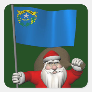 Der Weihnachtsmann mit dem Ende von Nevada Aufkleber