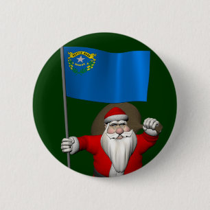 Der Weihnachtsmann mit dem Ende von Nevada Button