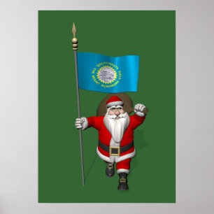 Der Weihnachtsmann mit dem Ende von South Dakota Poster