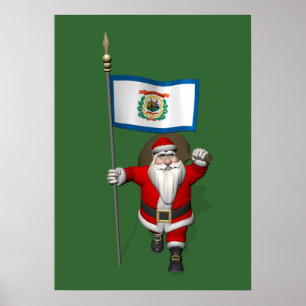 Der Weihnachtsmann mit dem Ende von West Virginia Poster