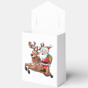 Der Weihnachtsmann mit Friedensgeschenken Geschenkschachtel