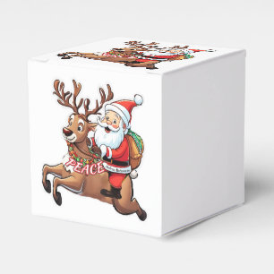 Der Weihnachtsmann mit Friedensgeschenken Geschenkschachtel