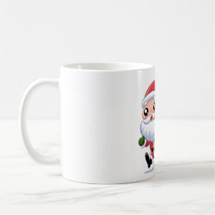 "Der Weihnachtsmann mit Geschenksack   Weihnachten Kaffeetasse