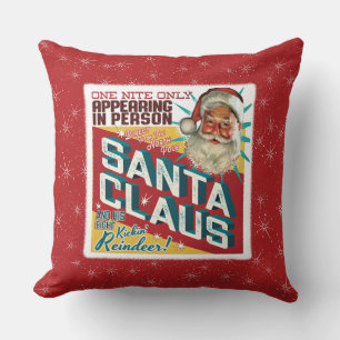 Der Weihnachtsmann nur eine Nacht Kissen
