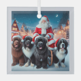 Der Weihnachtsmann Ornament Aus Glas