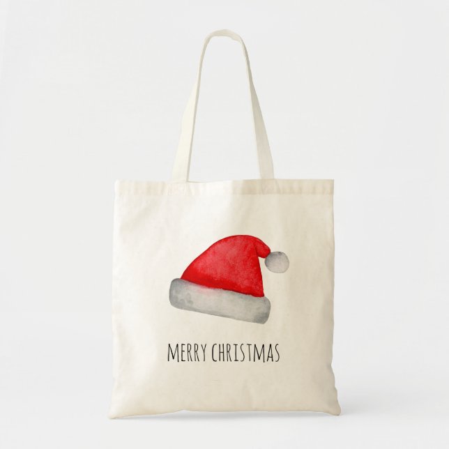 Der Weihnachtsmann. Red Hat. Frohe Weihnachten. Fe Tragetasche (Vorne)