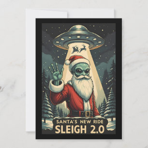Der Weihnachtsmann: Schlitten 2.0 Feiertagskarte