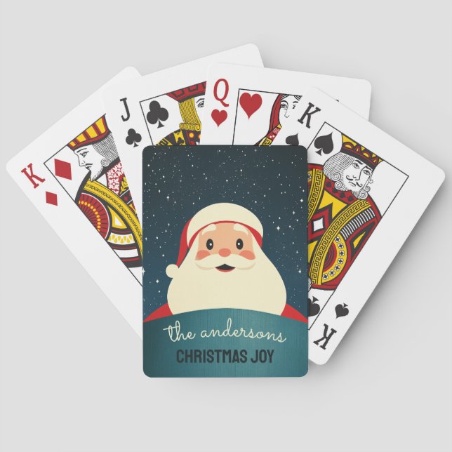 Der Weihnachtsmann Spielkarten (Rückseite)