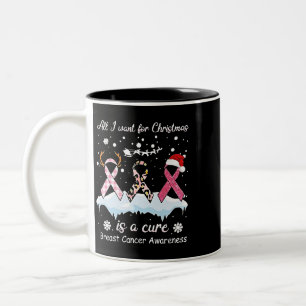 Der Weihnachtsmann spielt Klarinette zu Weihnachte Zweifarbige Tasse
