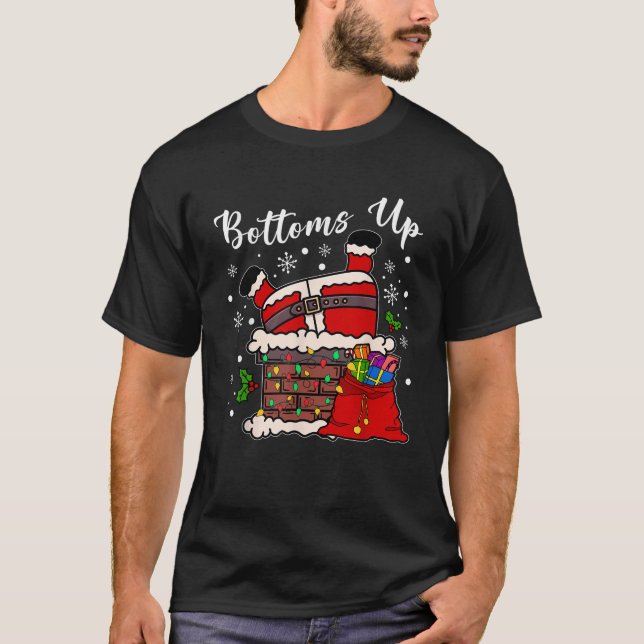 Der Weihnachtsmann steckt in Chimney Chri fest T-Shirt (Vorderseite)