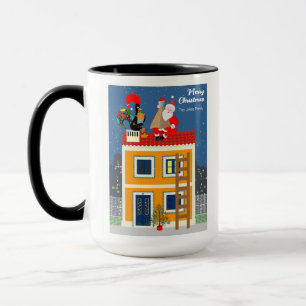 Der Weihnachtsmann trifft auf das portugiesische R Tasse