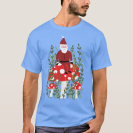 Der Weihnachtsmann über das Magische Pilz Weihnach T-Shirt
