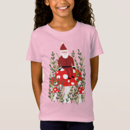 Der Weihnachtsmann über das Magische Pilz Weihnach T-Shirt