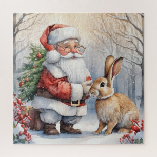 Der Weihnachtsmann und der Hase