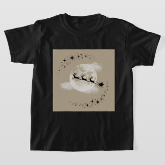 Der Weihnachtsmann und der Mond T-Shirt