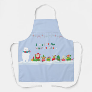 Der Weihnachtsmann und der Polar Schürze