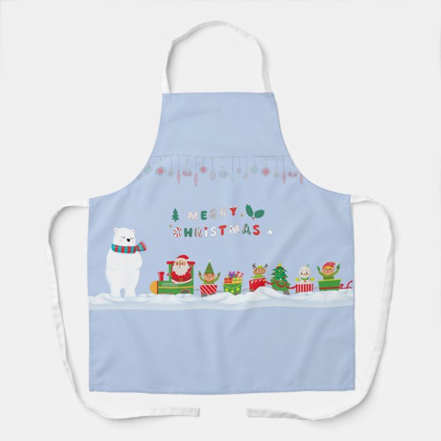 Der Weihnachtsmann und der Polar Schürze (Vorderseite)