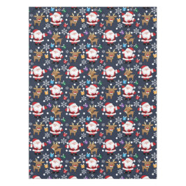 Der Weihnachtsmann und sein Lieblingsmuster Tischdecke