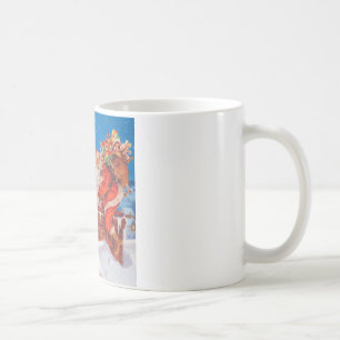 Der Weihnachtsmann und sein Mighty Rentier Kaffeetasse