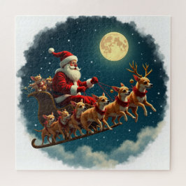 Der Weihnachtsmann und sein Schlitten von der Chih