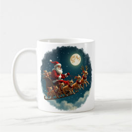Der Weihnachtsmann und sein Schlitten von der Chih Kaffeetasse