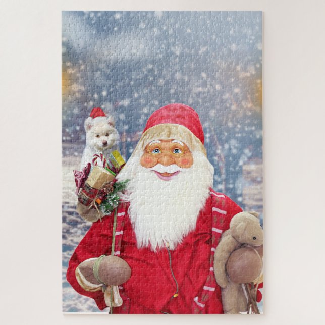 Der Weihnachtsmann und Weihnachten gibt dem amerik (Vertikal)