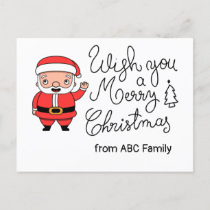 Der Weihnachtsmann wünscht dir frohe Weihnachten z