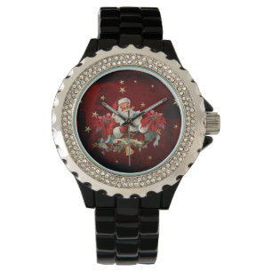 Der Weihnachtsmann wünscht Ihnen frohe Weihnachte Armbanduhr