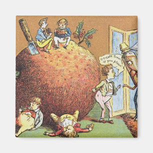 Der Weihnachtspudding Magnet
