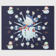 Der Weihnachtsschneemann Glittery -