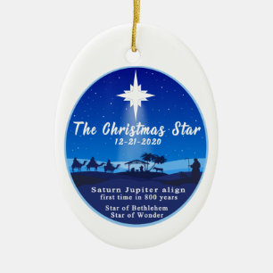 Der Weihnachtsstern Keramik Ornament