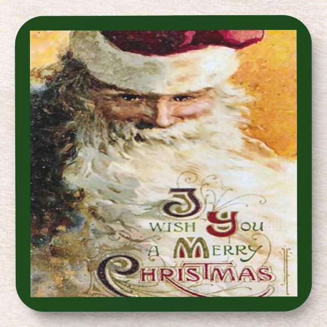 Der Weihnachtswunsch für dich Set von Cork-Unterse Untersetzer (Vorderseite)