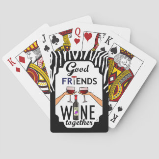 Der Wein der guten Freunde Spielkarten