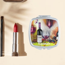 Der Wein schmeckt nach einer farbenfrohen digitale