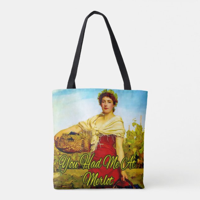 Der Wein von Philip Calderon Tasche (Rückseite)