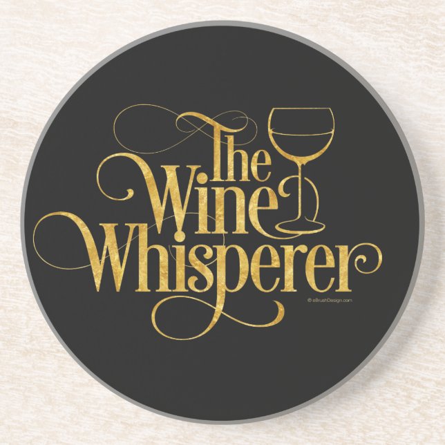 Der Weinflüster Getränkeuntersetzer (Vorne)