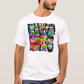 Der weiße große grundlegende T - Shirt der NYC