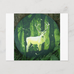 Der weiße Hart Postkarte