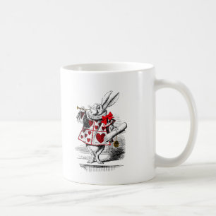 Der weiße Kaninchen Kaffeetasse