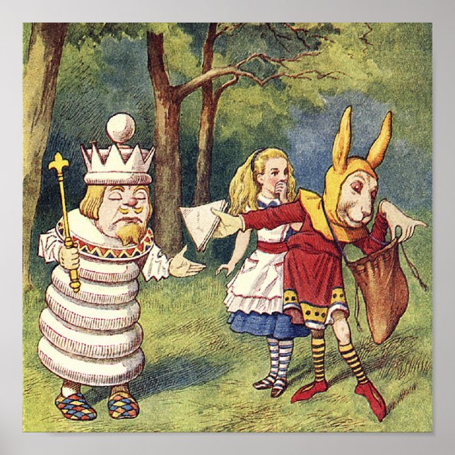 Der weiße König und sein Gesandter Poster (Vorne)