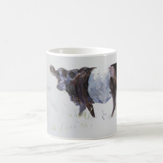 Der weiße Streifen Kaffeetasse (Mittel)